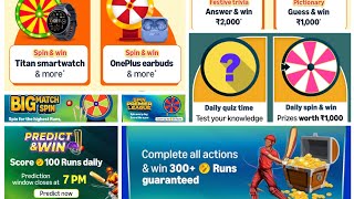 Amazon Fastive Funzone Starts Spin And Win Quiz Answer Today I Predict and Win Quiz | 9 April 2026 screenshot 4