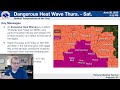Dangerous Heat Wave - June 28, 2023 Update