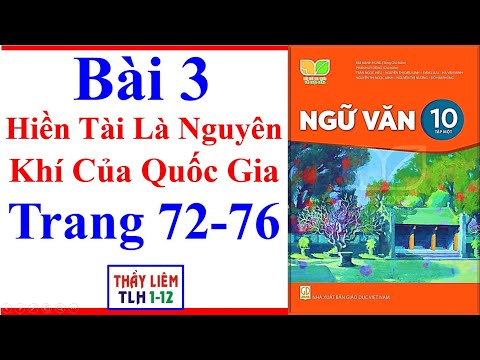 Video Ngữ Văn 10 Bài 3 | Hiền Tài Là Nguyên Khí Của Quốc Gia... - youtube