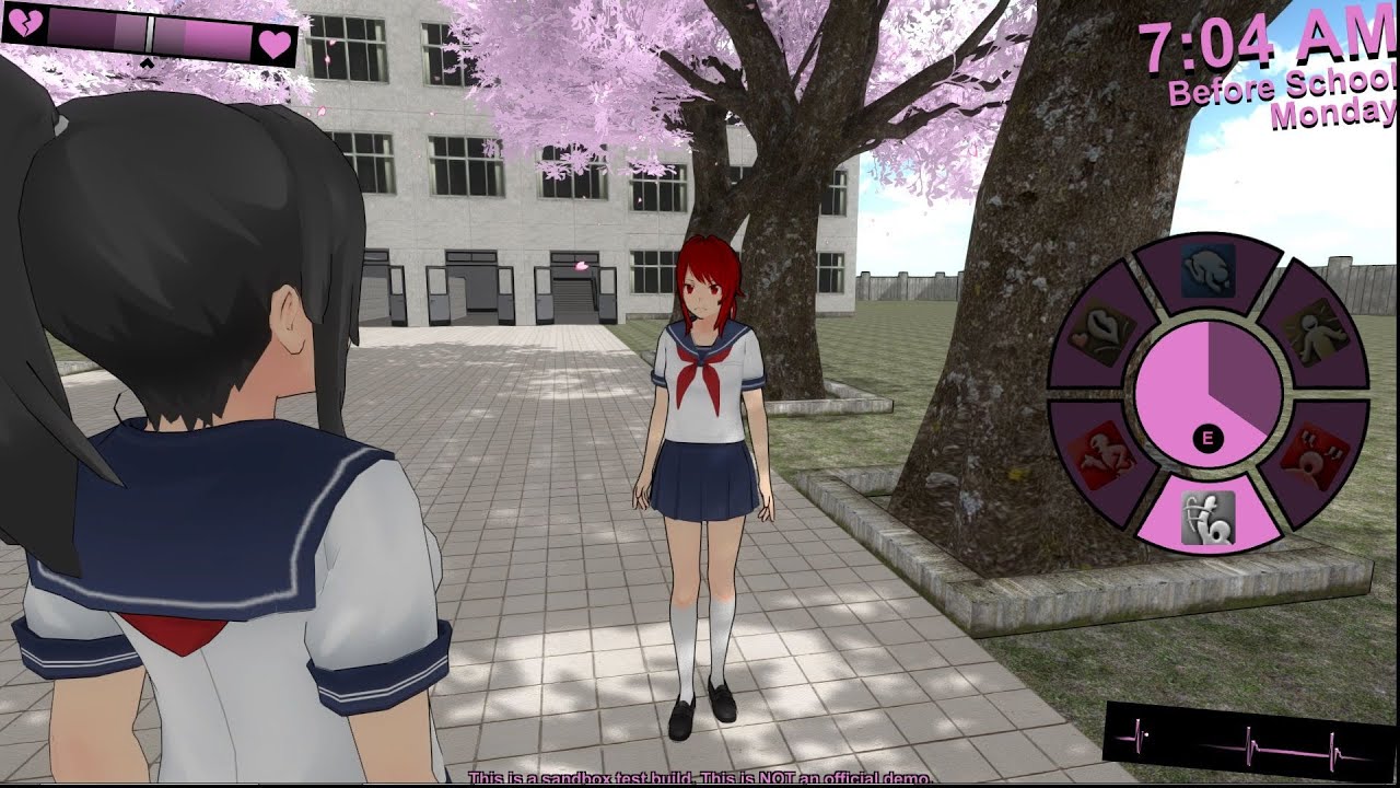 Yandere Simulator (2016) 5 minutes of the game.