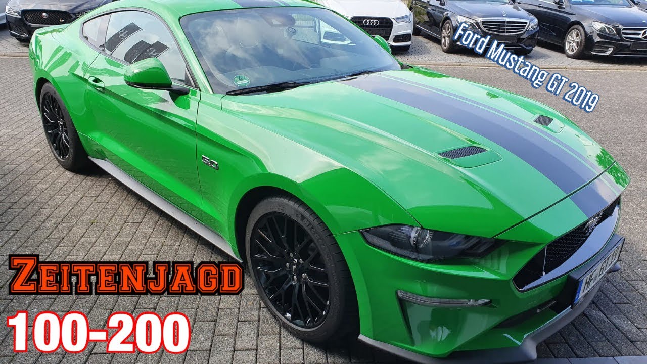 Zeitenjagd | Shelby GT350 | 0-100 u. 100-200 😳 | Bewertung der Zeit mit der Konkurrenz 🤯