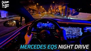 MERCEDES EQS NIGHT DRIVE I DEMO DIGITAL LIGHTS