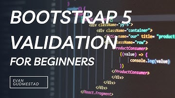 How to implement Bootstrap (V5) Validation, Custom Error Messages, and Auto Complete on Forms