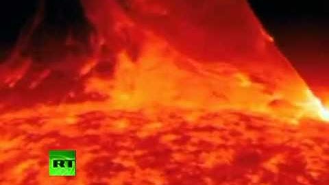 Amazing video of massive solar flare erupting from surface of Sun