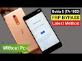 Nokia 5 (TA-1053) Frp Bypass/Reset Google Account Lock/Nokia 5 Frp Unlock Android 10 Q Without Pc |