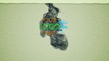 Ink drop logo animation intro  ID 0370