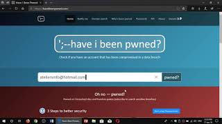 Have I been Pwned and What to do if you have been in a data breach screenshot 1