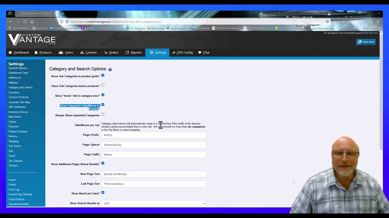 Custom Vantage Web New Fluid Themes