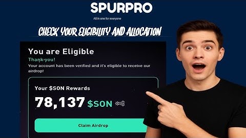 SpurPro Airdrop: Check Your Eligibility & Allocation Now! Listing Confirmed 🚀”