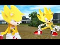 Modern super sonic vs movie super sonic  the race finale animation  v  april fools