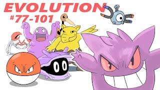 POKEMON EVOLUTIONS ANIMATED Part 4 #77 - 101