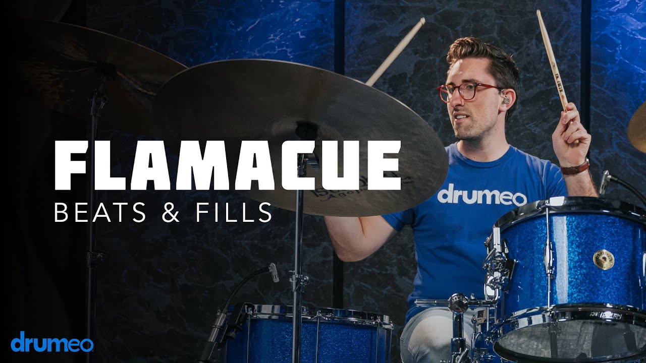 How To Play A Flamacue On The Drums Drum Rudiment Lesson YouTube