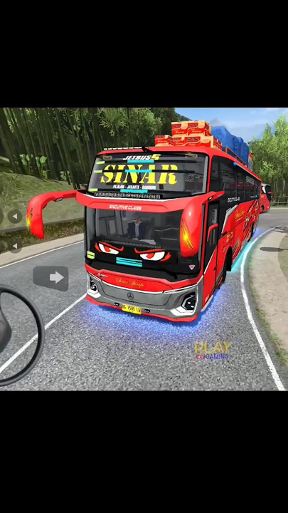 Bus Sinar Dempo Telolet Basuri Jeger Arf #shorts #short #bussid #telolet #basuri #minecraft #roblox