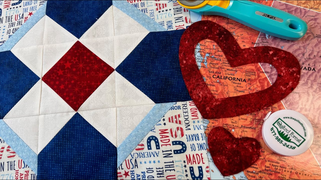 Kansas - Block 10 of 50 - Celebrating the States! - Block of the Month - a  4+ year quilt project! 