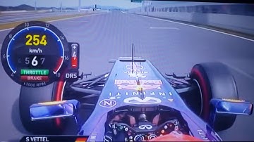 F1 2013 Sebastian Vettel onboard lap Korean grand prix