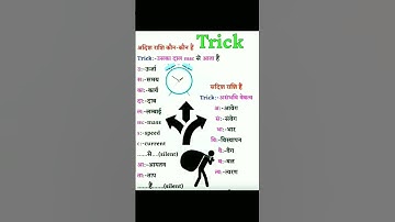 #Gk#For All Exam#Trick#Vector and Scalar Quantity