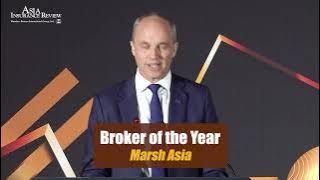 Broker of the Year - Marsh Asia