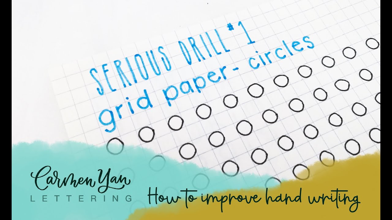 How to Improve Handwriting Drill 1 Circle YouTube