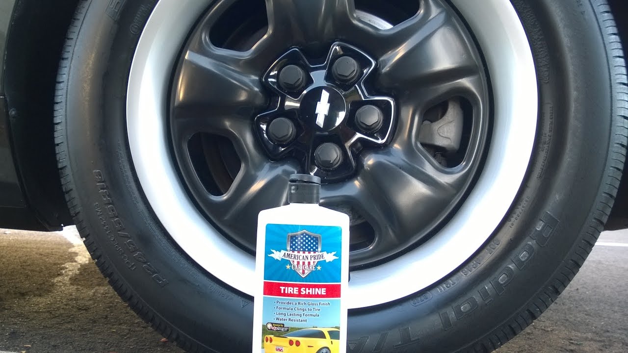 American Pride Car Care Tire Shine YouTube