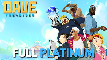 Dave the Diver (+Dredge DLC) - Full Game 100% Platinum Longplay PS5 Walkthrough - No Commentary