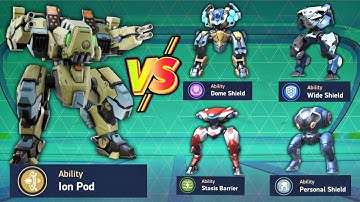 Gatecrasher Vs Barrier, Dome and Shields ❤️ || Mech Arena