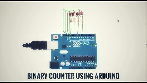 Binary Counter | Tinkercad | Arduino