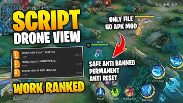 UPDATE TERBARU‼️SCRIPT DRONE VIEW MOBILE LEGENDS ANTI BANNED WORK RANKED NEW PATCH FREE NO PASSWORD