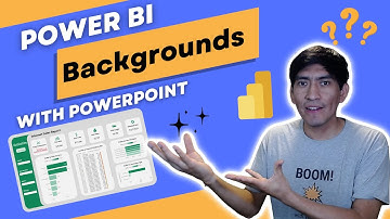 Power BI BACKGROUND Design with PowerPoint. What?!📊