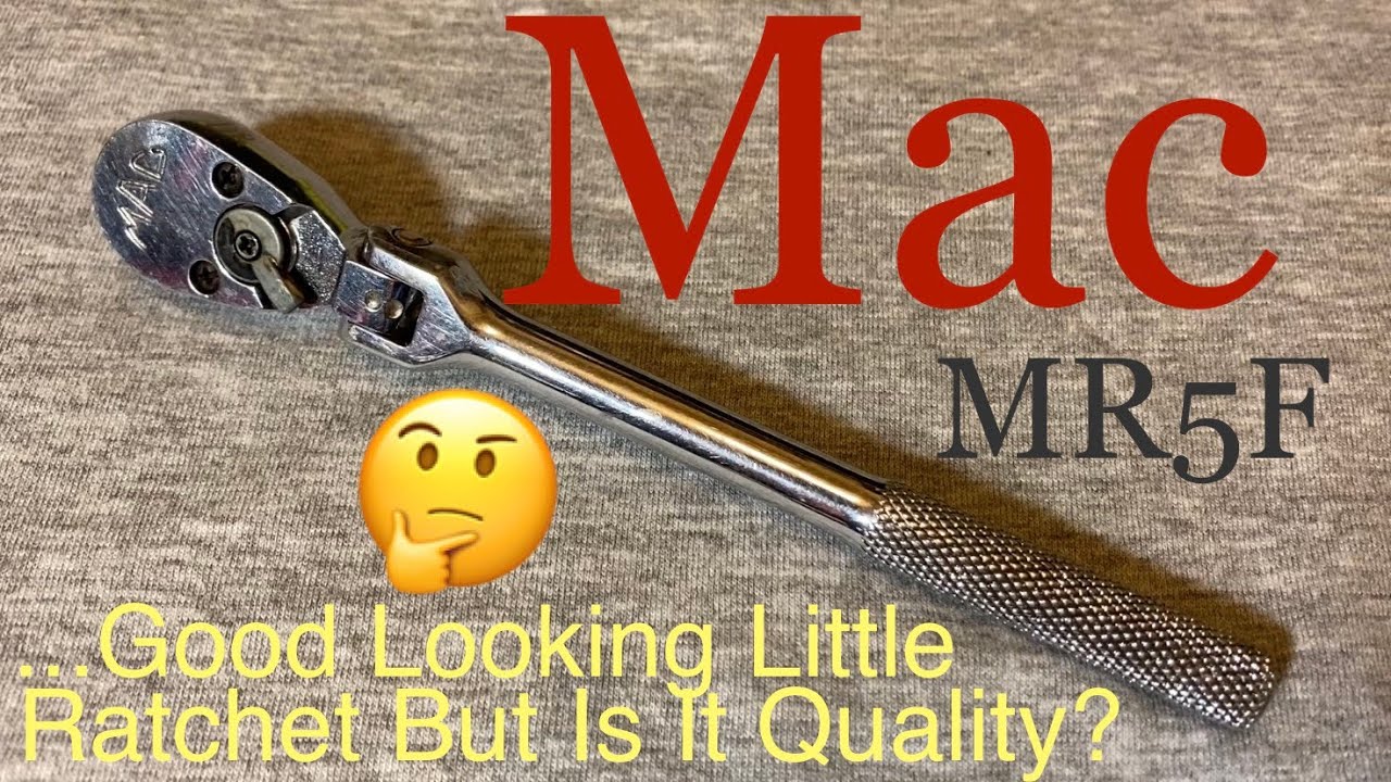 Mac Tools MR5F Трещотка ПОЛНАЯ РАЗБОРКА 1/4” привод