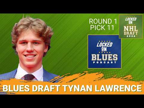 Breaking: The St Louis Blues select Tynan Lawrence 11th overall, Maddox Dagenais 16th