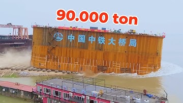 Đây là cách PHÁP SƯ Trung Quốc xây dựng TRỤ CẦU khổng lồ dưới nước. Đỉnh cao kỹ thuật xây dựng