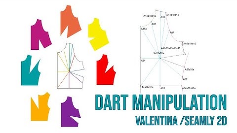 How to move darts? Dart manipulation in Valentina / Seamly2D