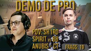 [PT] CS 2 -  zorlaK Analisa: PoV SH1RO - SPIRIT vs B8 - ANUBIS (CT-SIDE) [Demo de Pro]