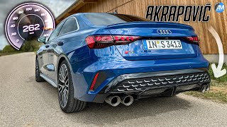 NEW! Audi S3 Facelift (333hp)| 0262 km/h acceleration & Akrapovic SOUND
