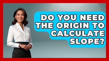 Do You Need The Origin To Calculate Slope? - Your Algebra Coach