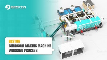 Beston Charcoal Making Process 3D Animation Demonstration
