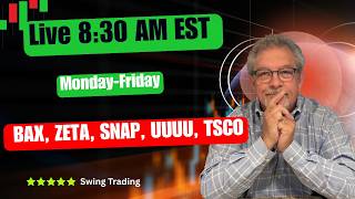 Live Charts and Targets: $BAX, $ZETA, $UUUU, $SNAP, $TSCO