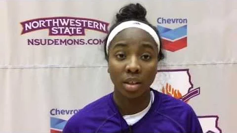 Freshman Nia Randall reached double figures in fir...