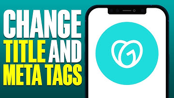 How To Change Title And Meta Tags in GoDaddy (2025)