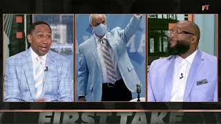 Stephen A. \& Swagu are dressed JUST like Roy Williams 😆 | First Take