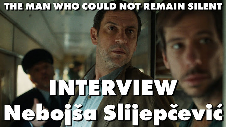 The Man Who Could Not Remain Silent | Interview with Nebojša Slijepčević