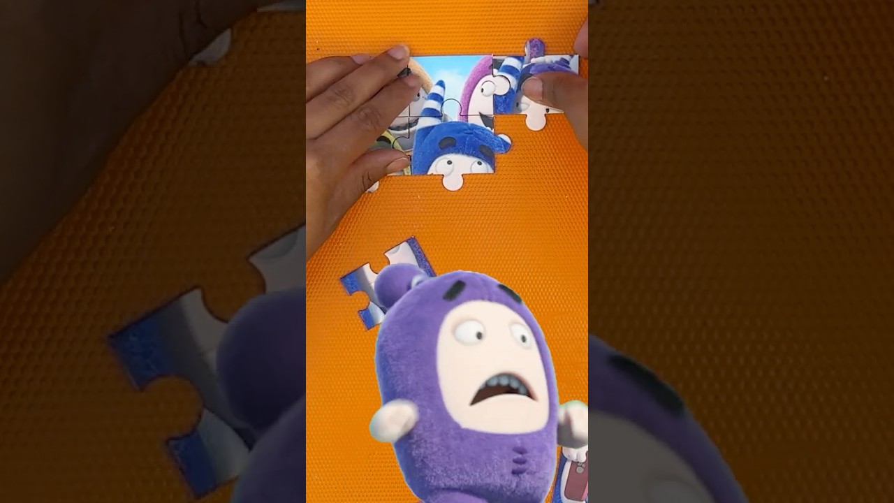 Oddbods DIY Puzzle ✂️ 