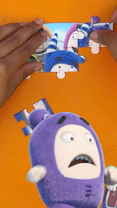 Oddbods DIY Puzzle ✂️ #oddbods #kids #crafting