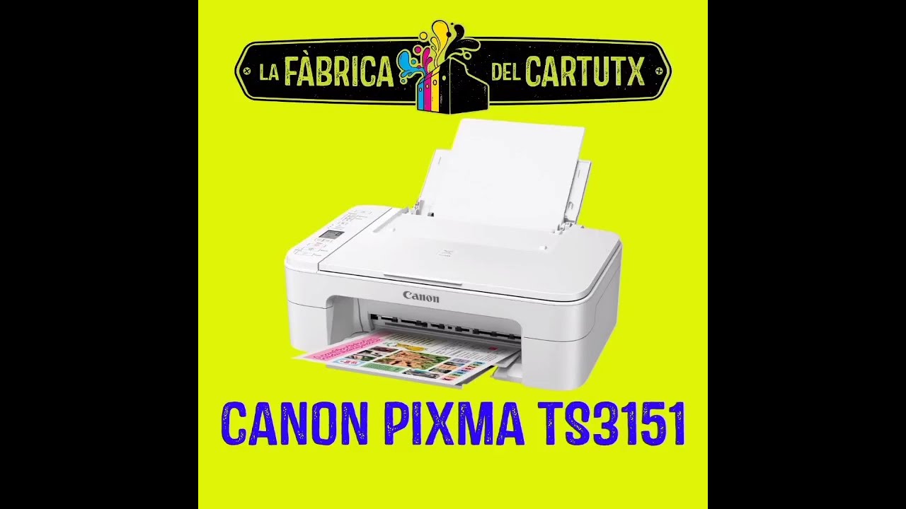 CANON PIXMA TS3151 - YouTube