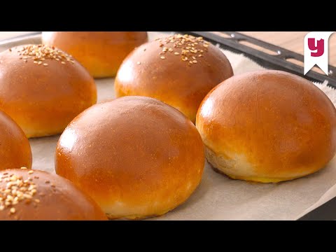 ✅ Tam Ölçülü Burger Ekmeği Tarifi 🍔 Ferhat Şef’ten Geliyor: Evde Hamburger Ekmeği Nasıl Yapılır?