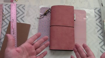 Travlers Notebook DIY Dashboard 2017