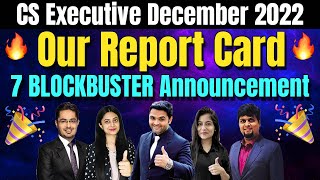 OUR REPORT CARD for CS Executive December 2022 Exam