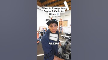 When to Change Your Engine & Cabin Air Filters 💨 #car #cars #carmaintenance #automobile