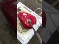 Removing rust and crud from 1981 Honda CB650 Motorcycle Gas Tank Metal