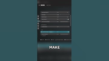 BEST PlayStation 5 Settings For Warzone!  #warzone #callofduty